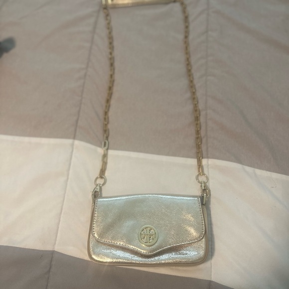 Tory Burch Gold Metallic Women's Bag - Picture 2 of 5